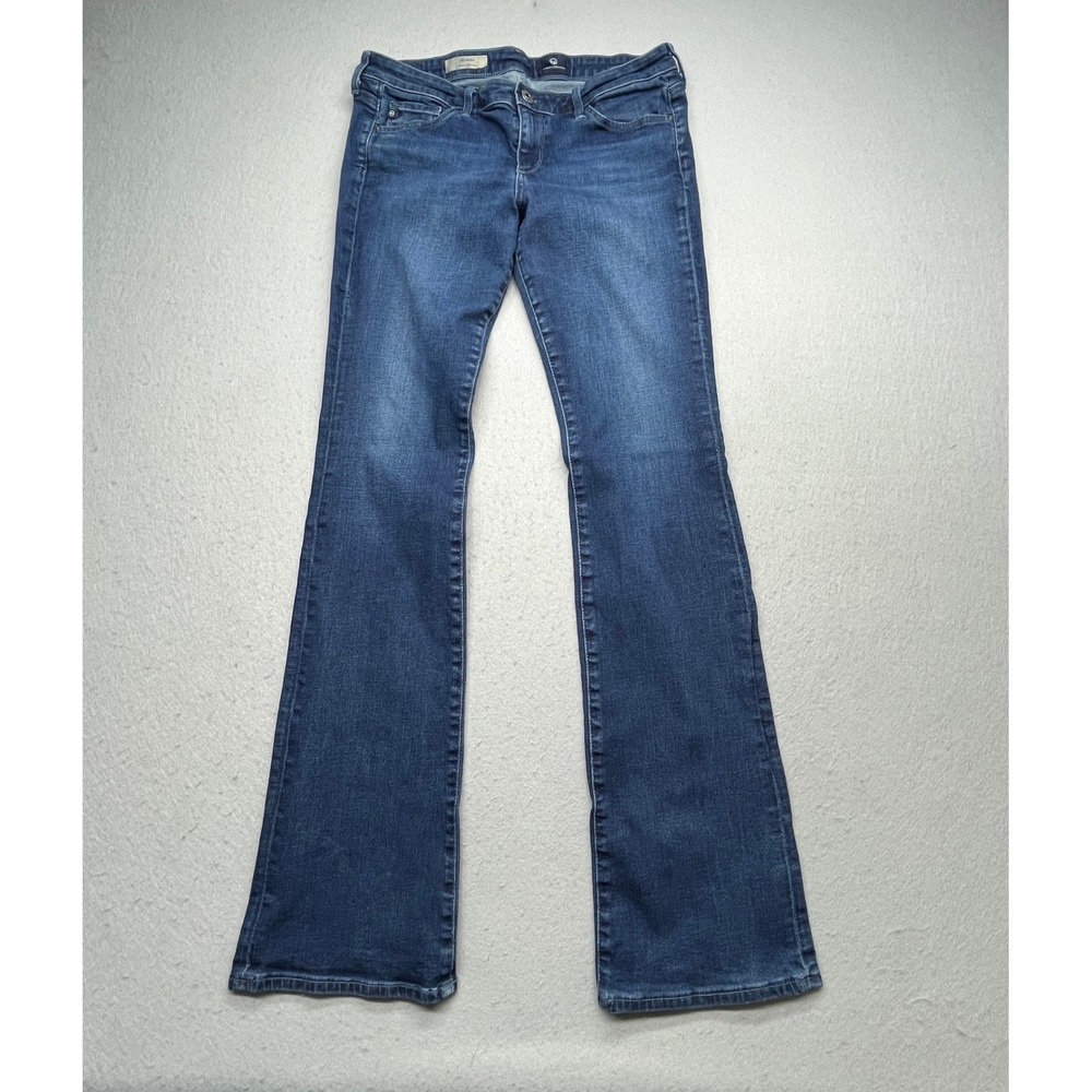 AG Adriano Goldschmied The Olivia Skinny Bootcut Jeans Dark Wash 27 Y2K Boho - Picture 2 of 6